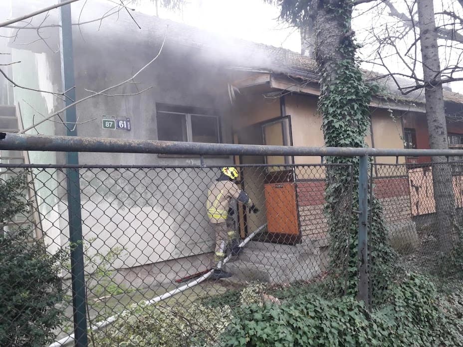 Gašenje požara na Otoci