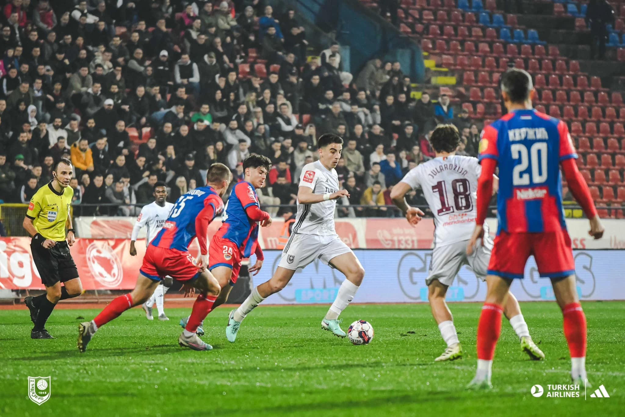 Sa utakmice Borac - Sarajevo