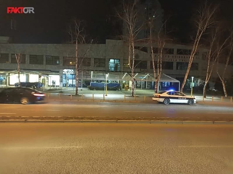 Policija na mjestu ubistva