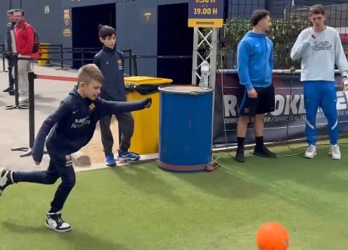 Dani Džeko u opremi Barcelone