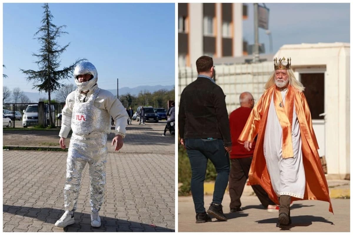 Građani glasali u neobičnim kostimima