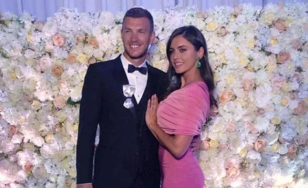 Edin Džeko i Amra Silajdžić-Džeko