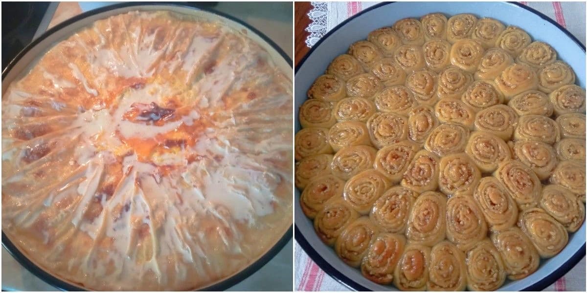 Presnac i ružice sa germom i orasima