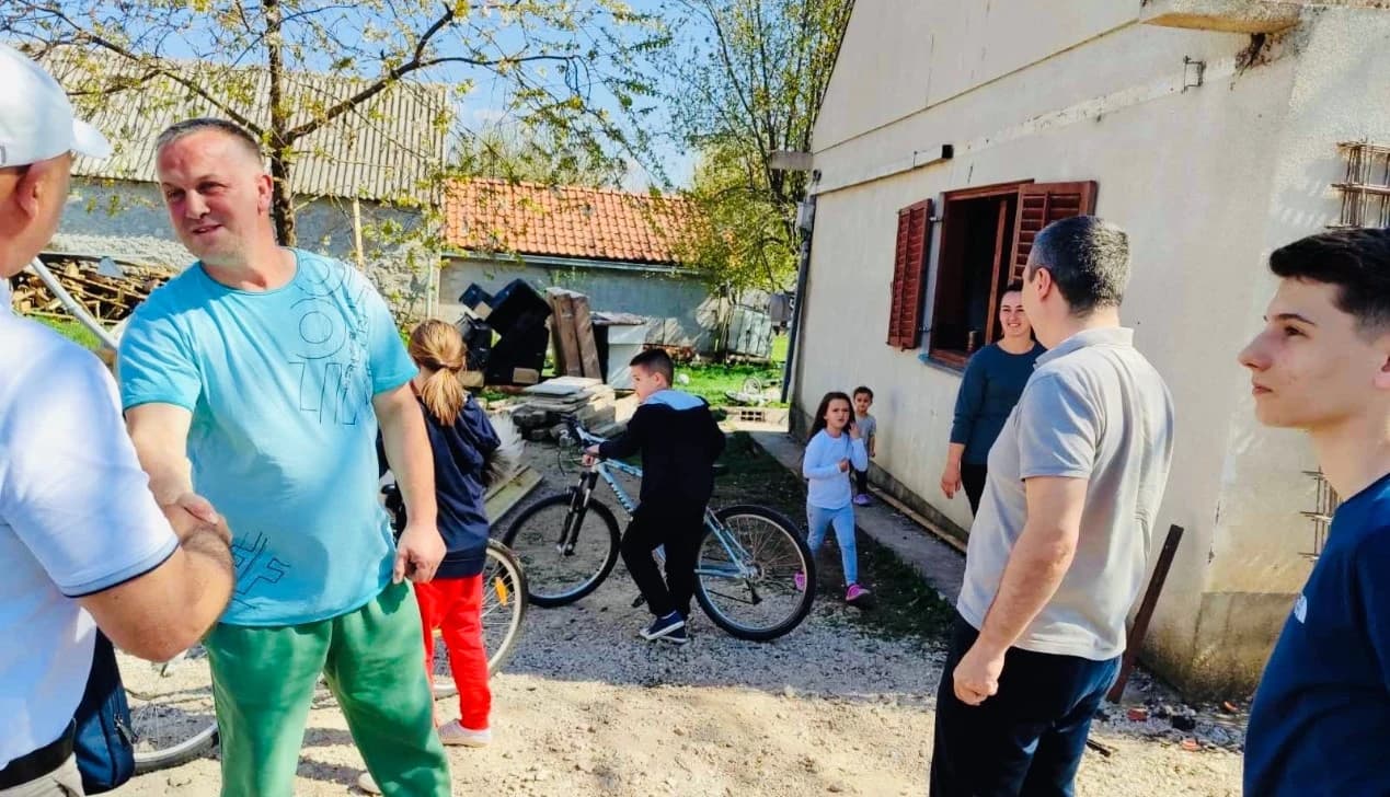 Dizdar u posjeti porodici Mušinović