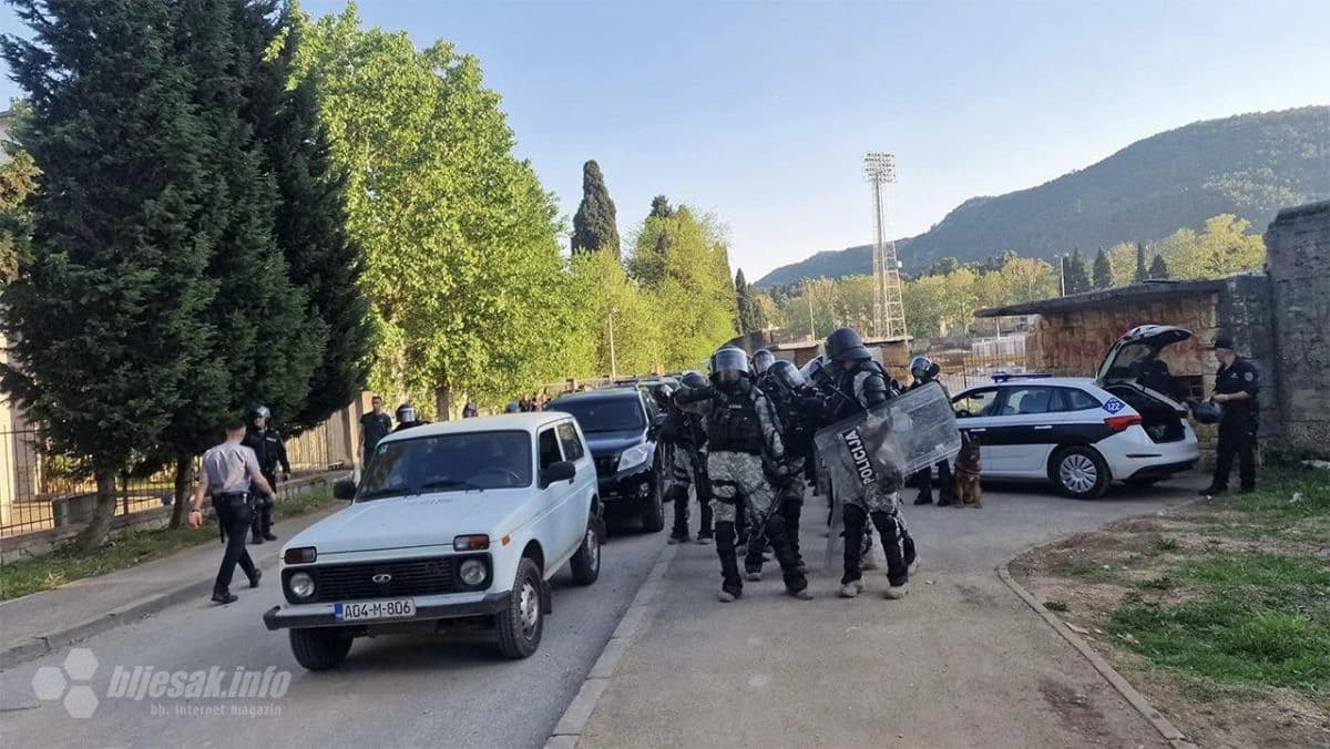 Policija je jučer imala pune ruke posla