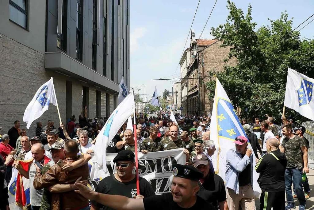 Protesti boraca