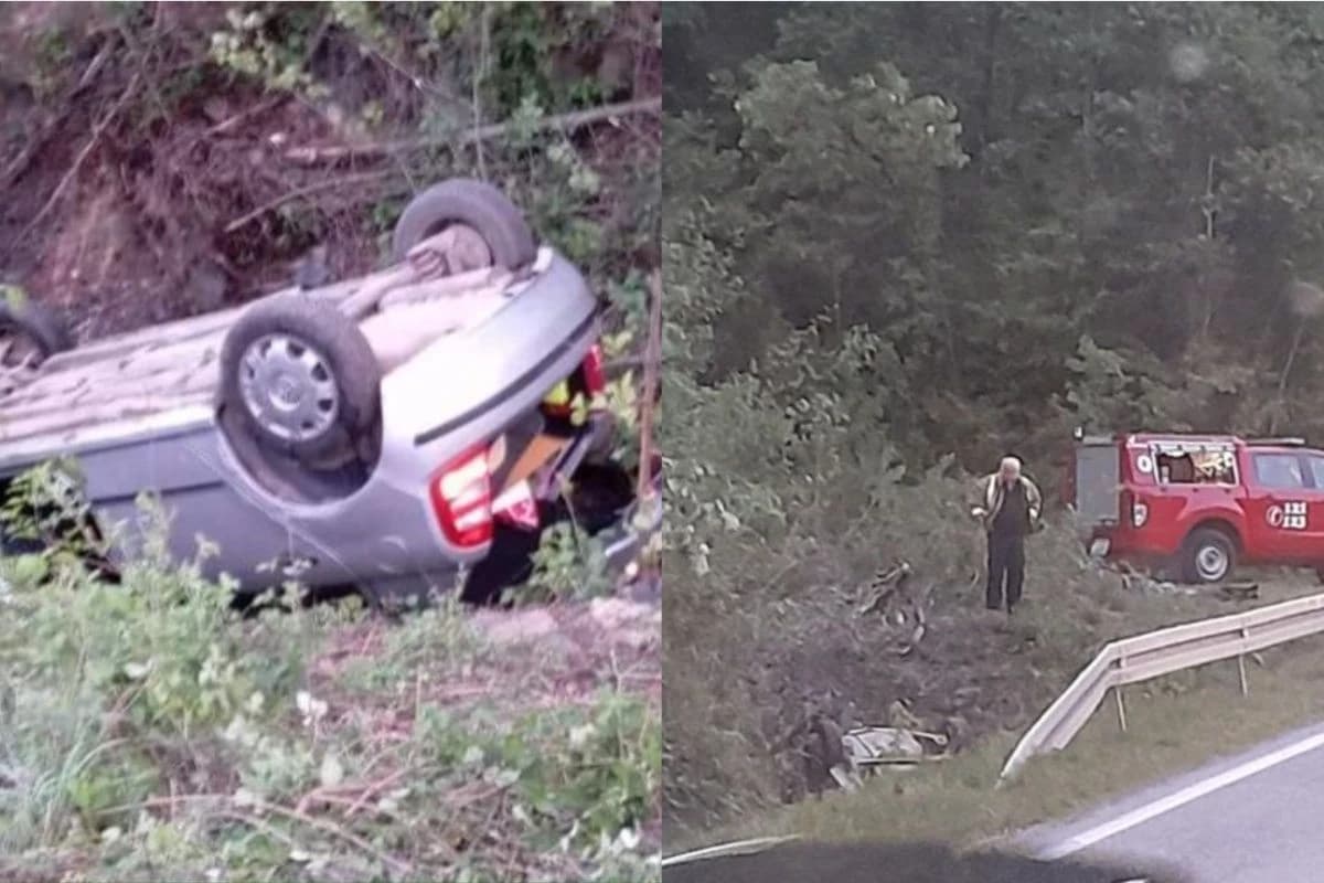 Auto sletjelo s ceste kod Žepča