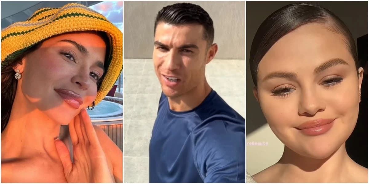 Kylie Jenner, Cristiano Ronaldo  i Selena Gomez