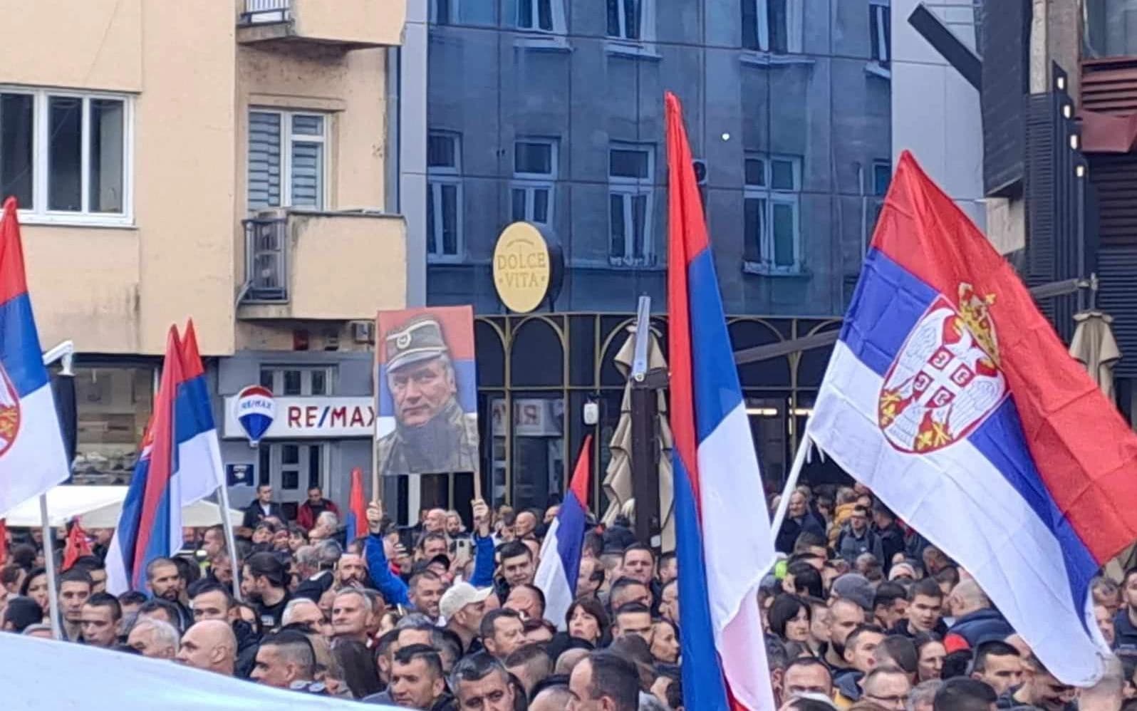 Sa mitinga u Banjoj Luci