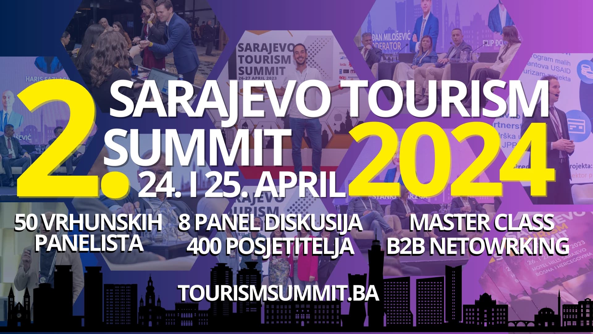 Sarajevo Tourism Summit - 24. i 25. aprila  2024. godine