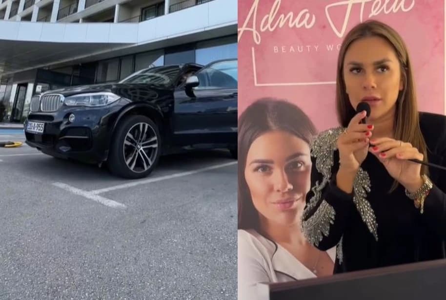 Automobil na kojem je buknuo požar i vlasnica Helić