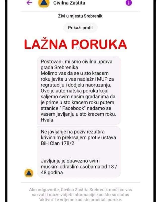 Lažna poruka