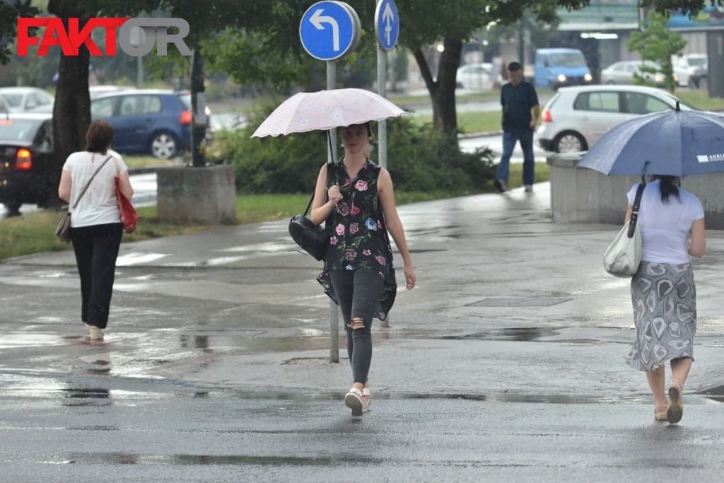 Naoblačenje će prerasti u kišu i pljusak