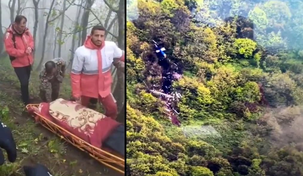 Snimci sa mjesta pada helikoptera