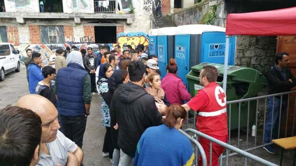 Migranti, ilustracija 