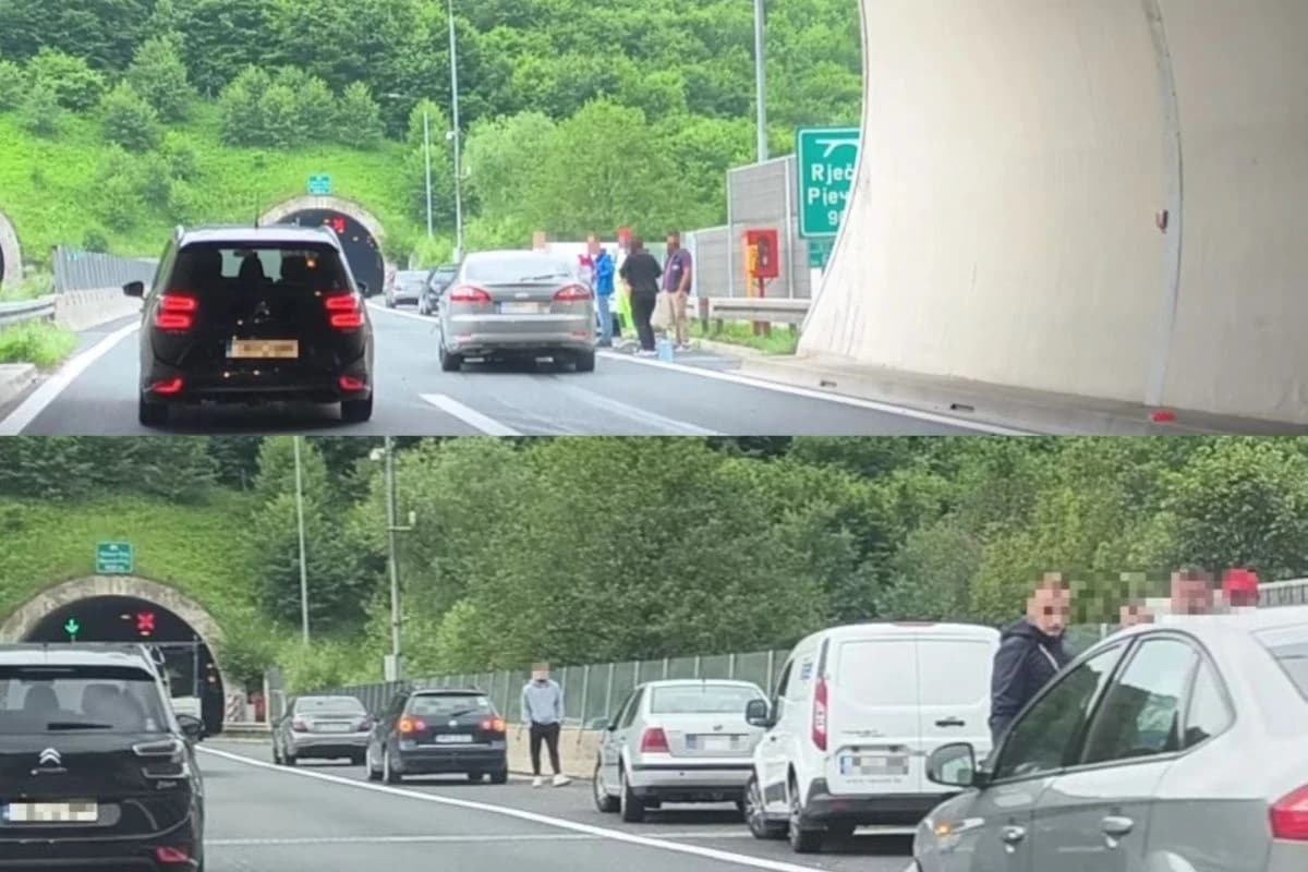Udes kod tunela Oštrik