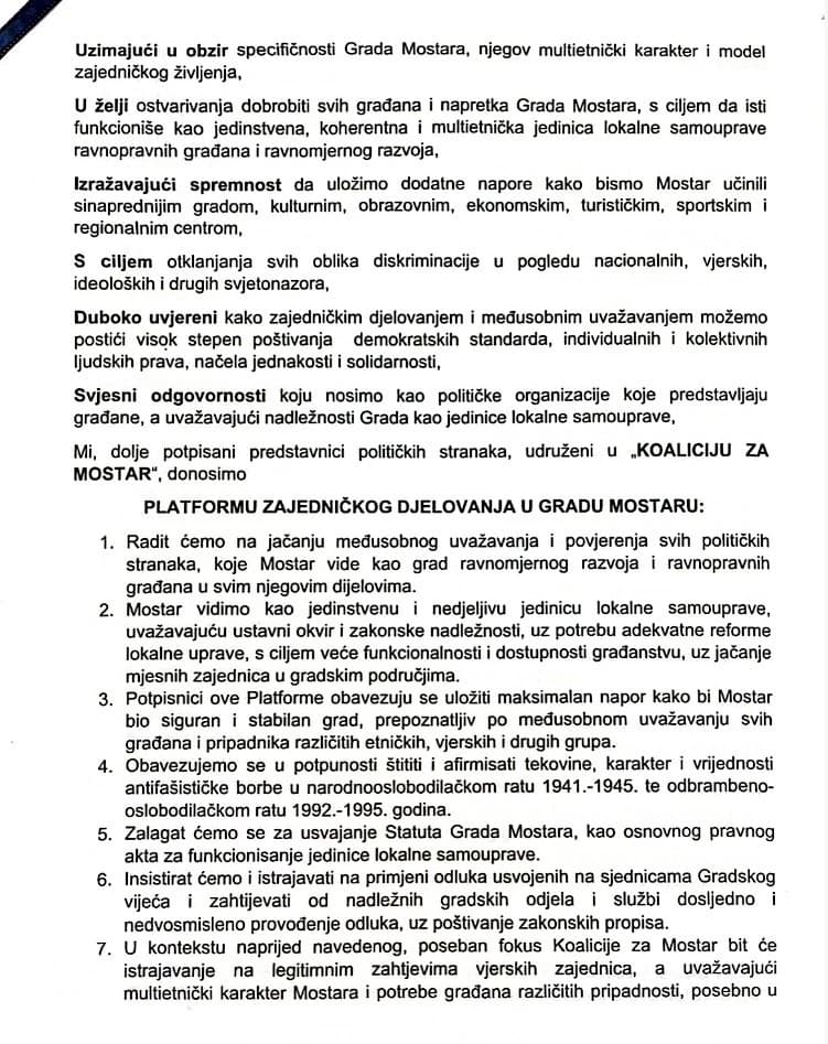 Potpisan sporazum