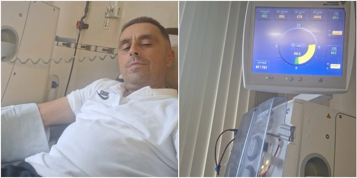 Elvir Ćuzović tokom pretraga u bolnici u Minsku