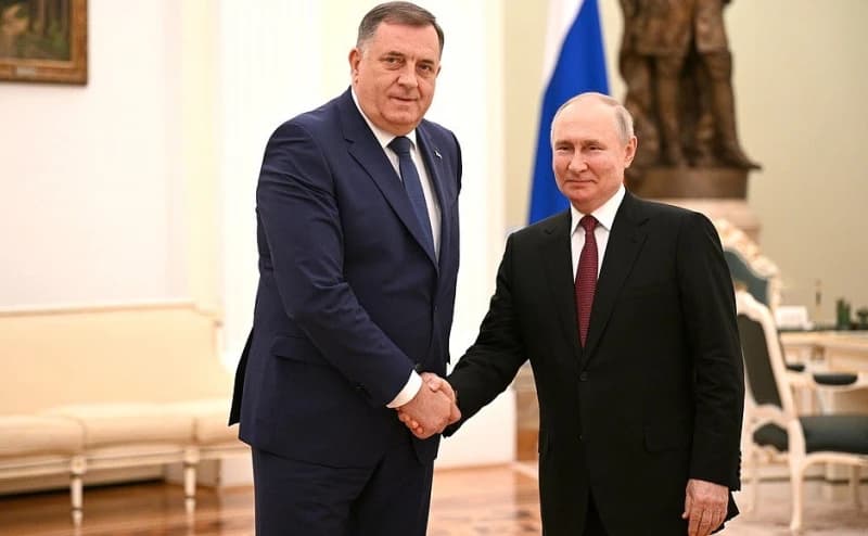 Milorad Dodik i Vladimir Putin