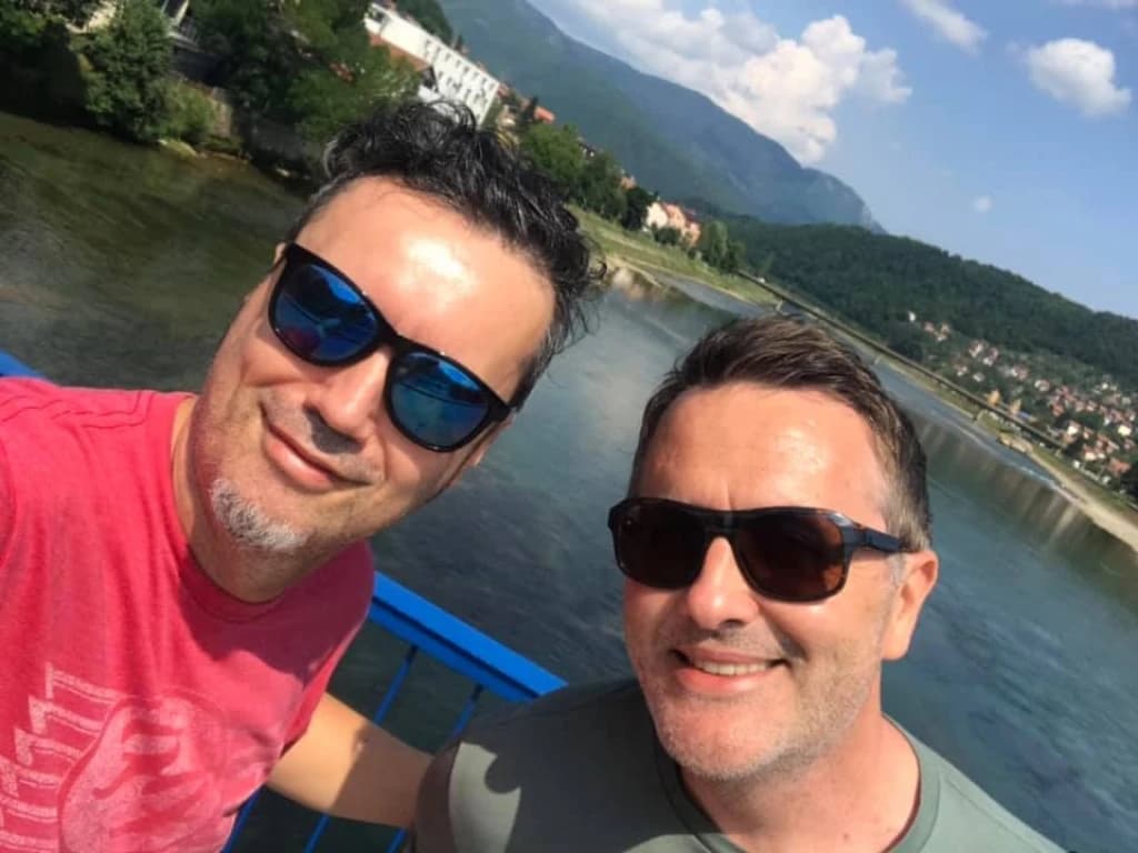 Emir Bukovica i Tarik Filipović u Goraždu