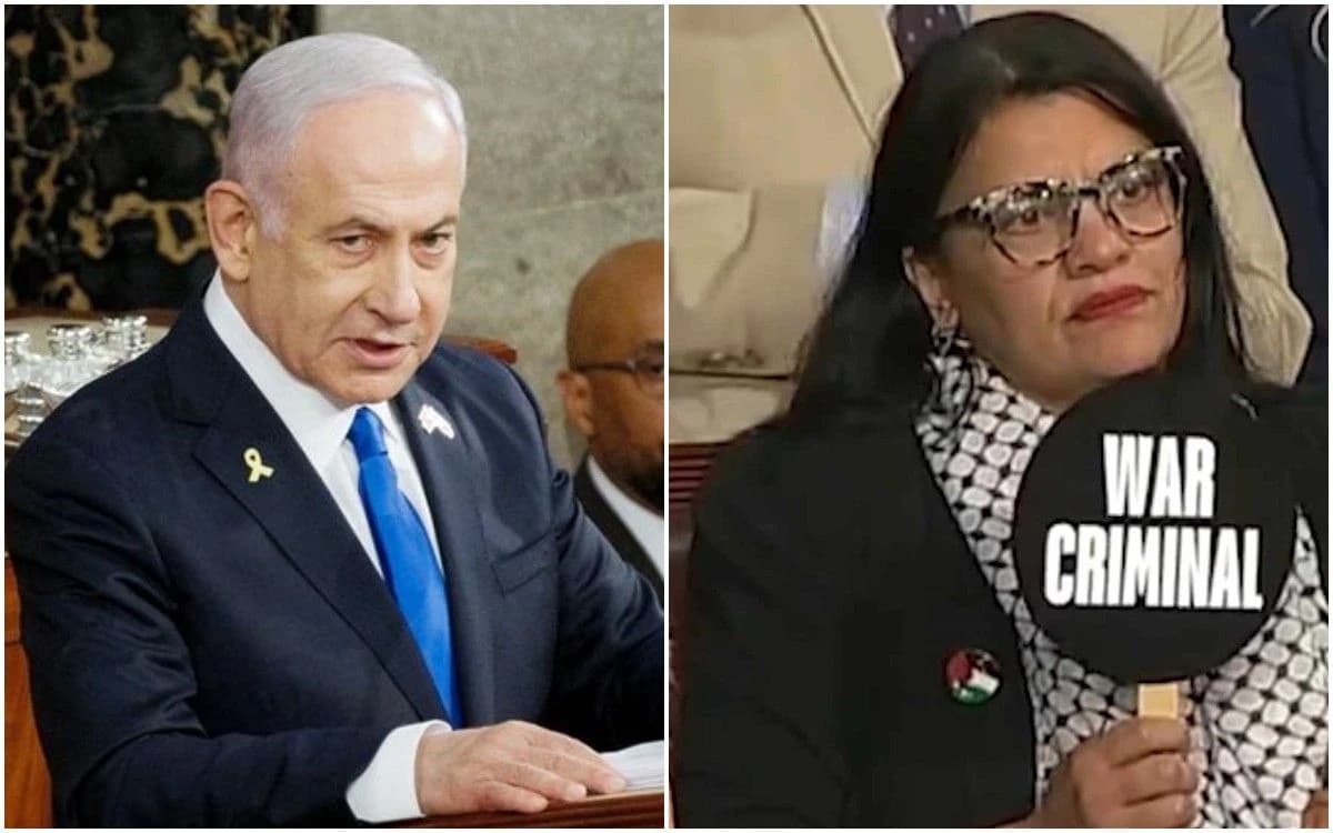Benjamin Netanyahu i Rashida Tlaib