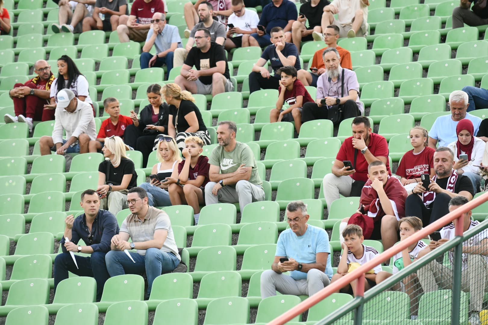 Atmosfera na Koševu uoči utakmice FK Sarajevo - FC Spartak Trnava