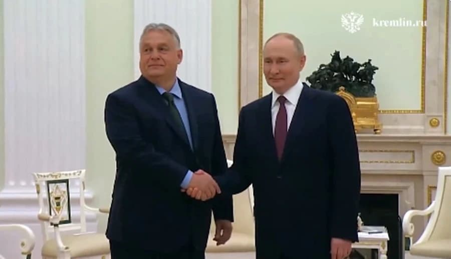 Viktor Orban i Vladimir Putin