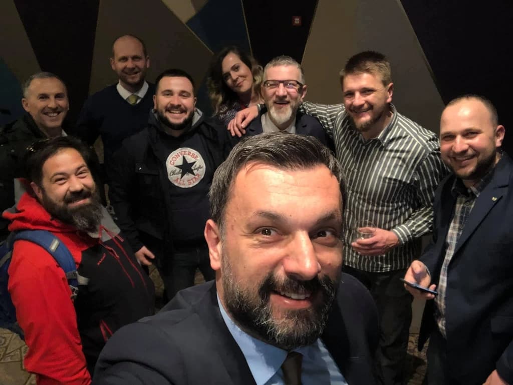 Elmedin Konaković sa kolegama iz Naroda i pravde