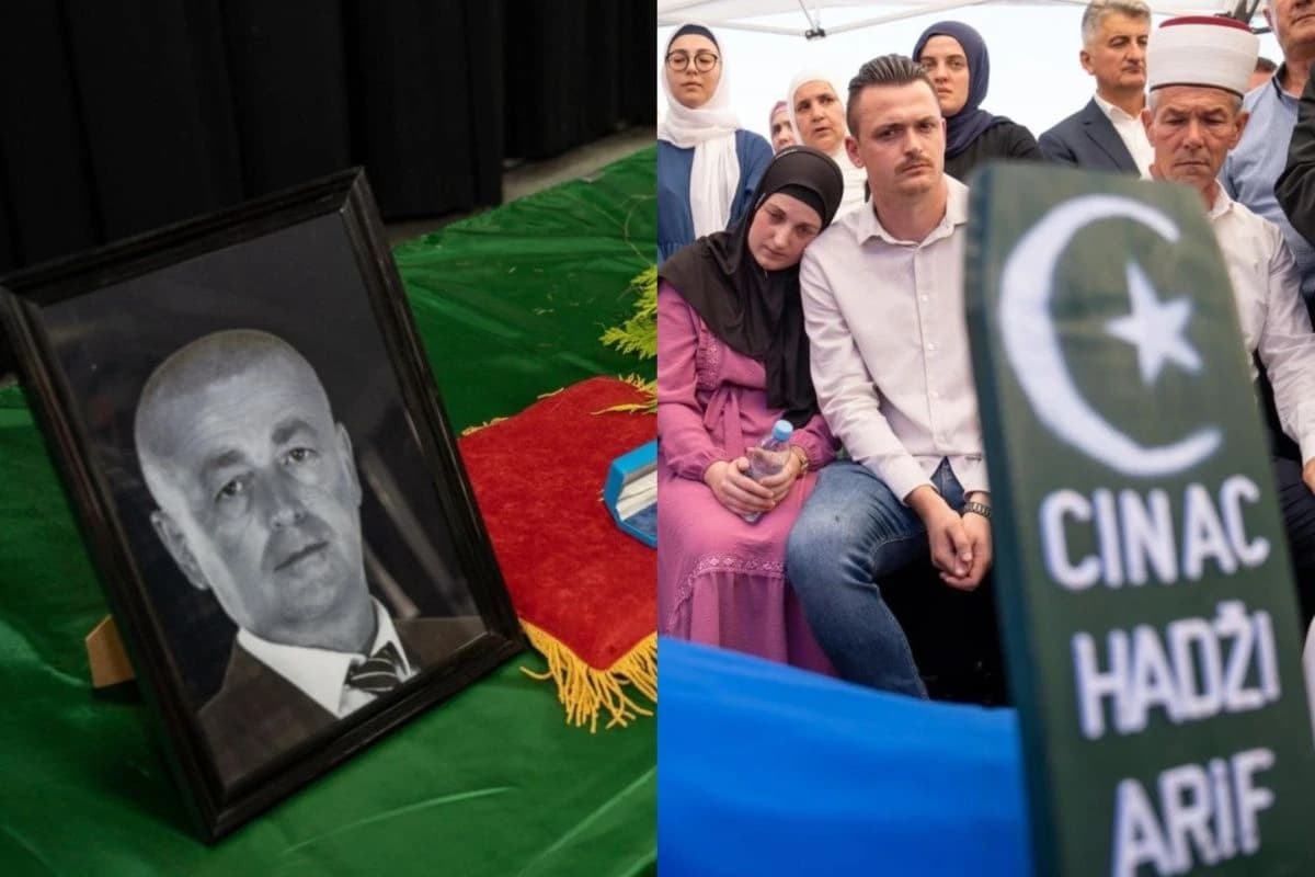 Klanjana dženaza Arifu Cinacu