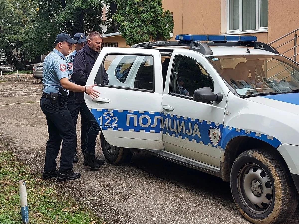 Novitović prilikom hapšenja