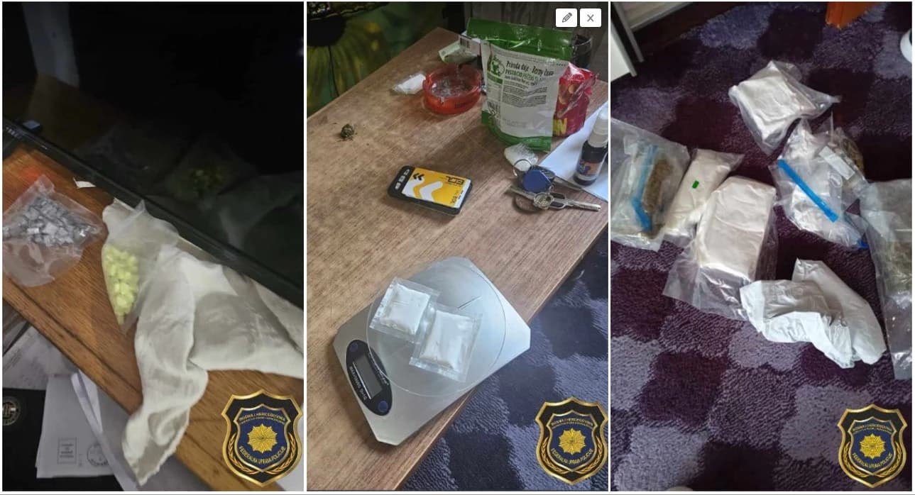 Oduzeto oko tri kilograma opojne droge