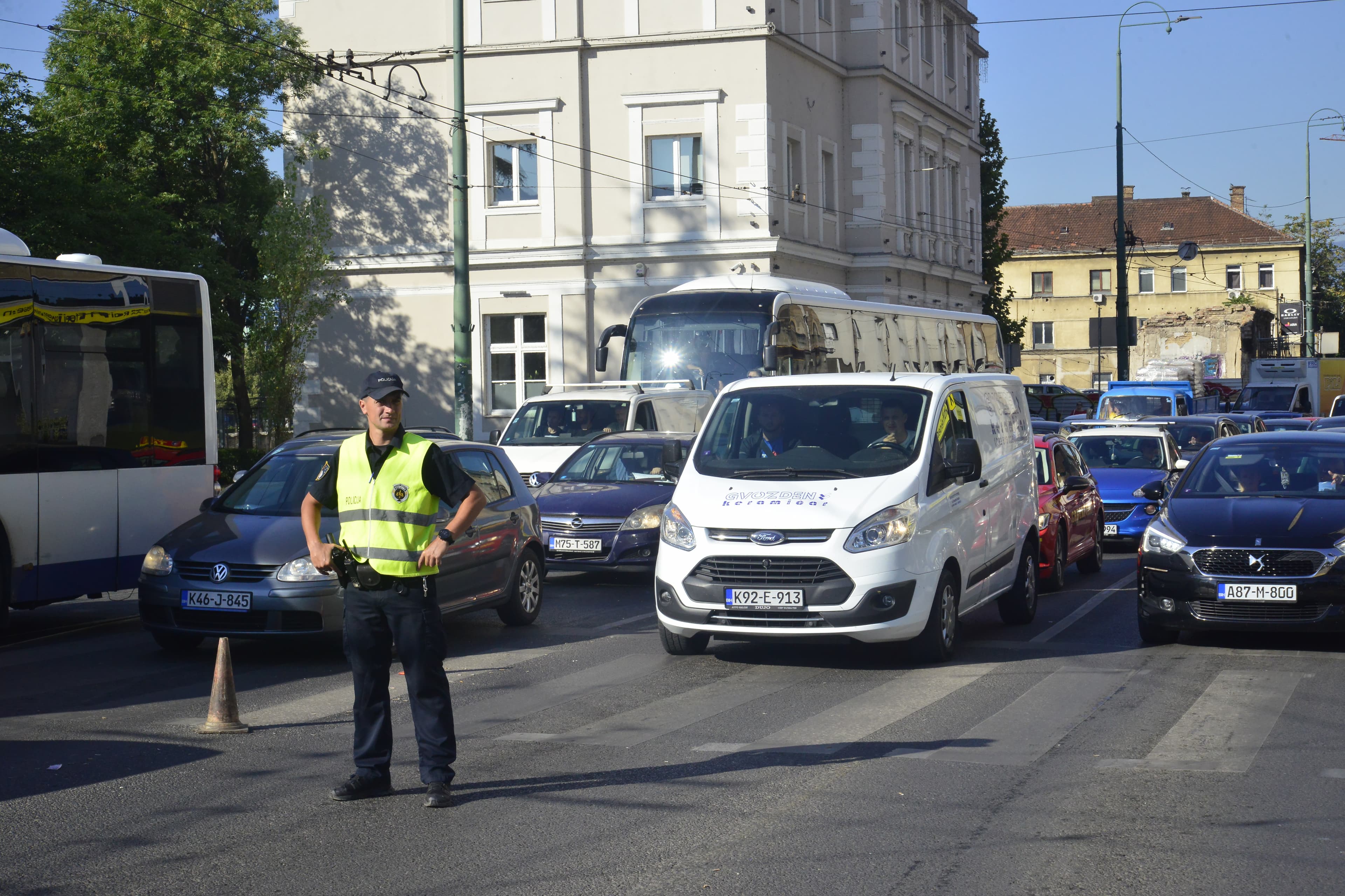 Radovi i gužva na cesti Skenderija