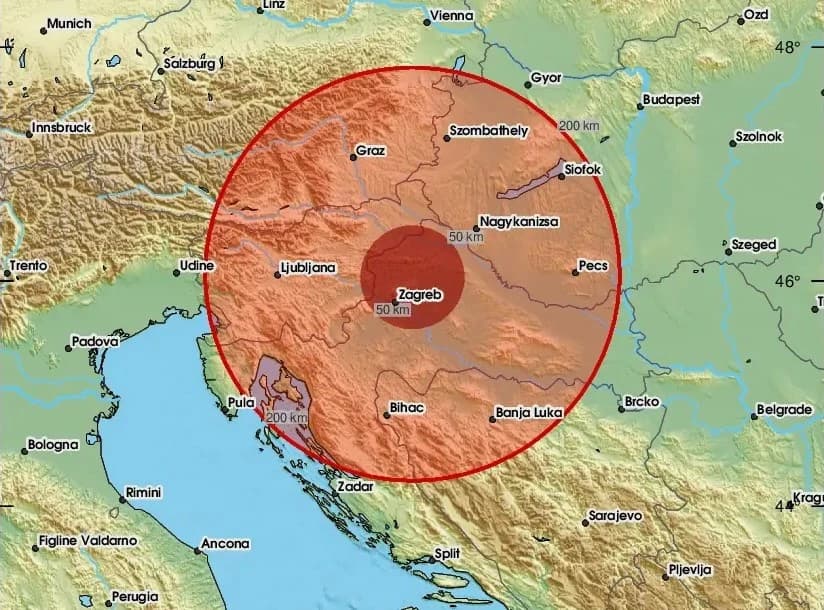 Zemljotres u Hrvatskoj
