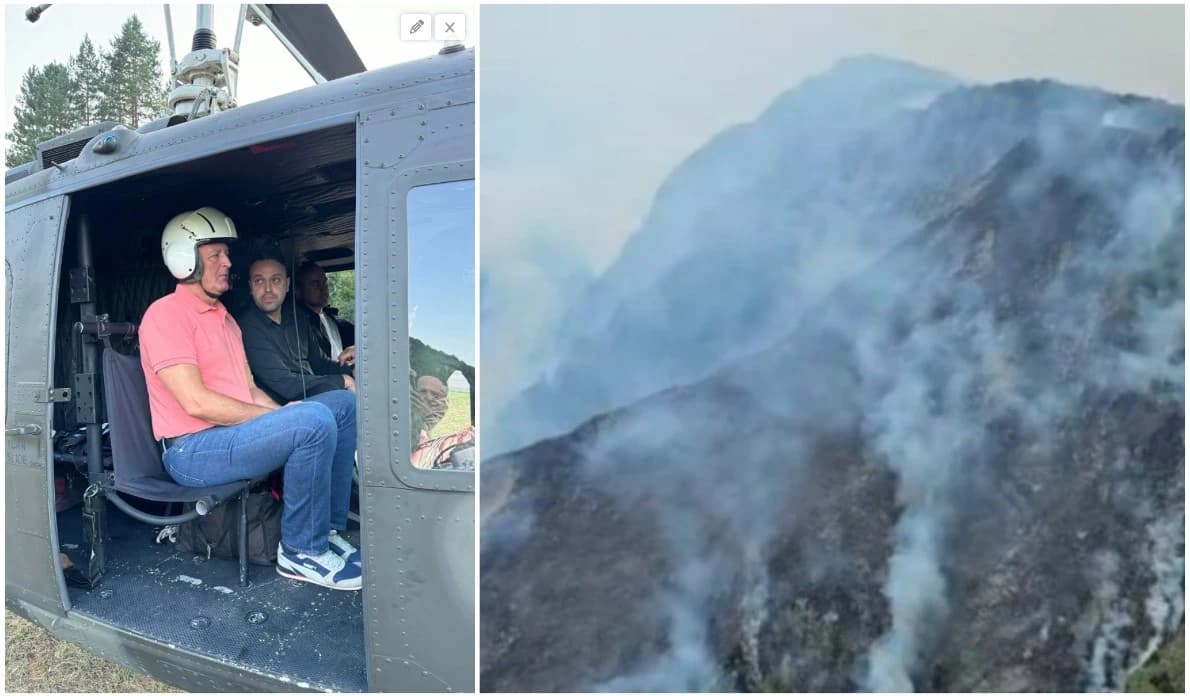 Zukan Helez izvšio izviđački let iznad požarišta na Tjentištu