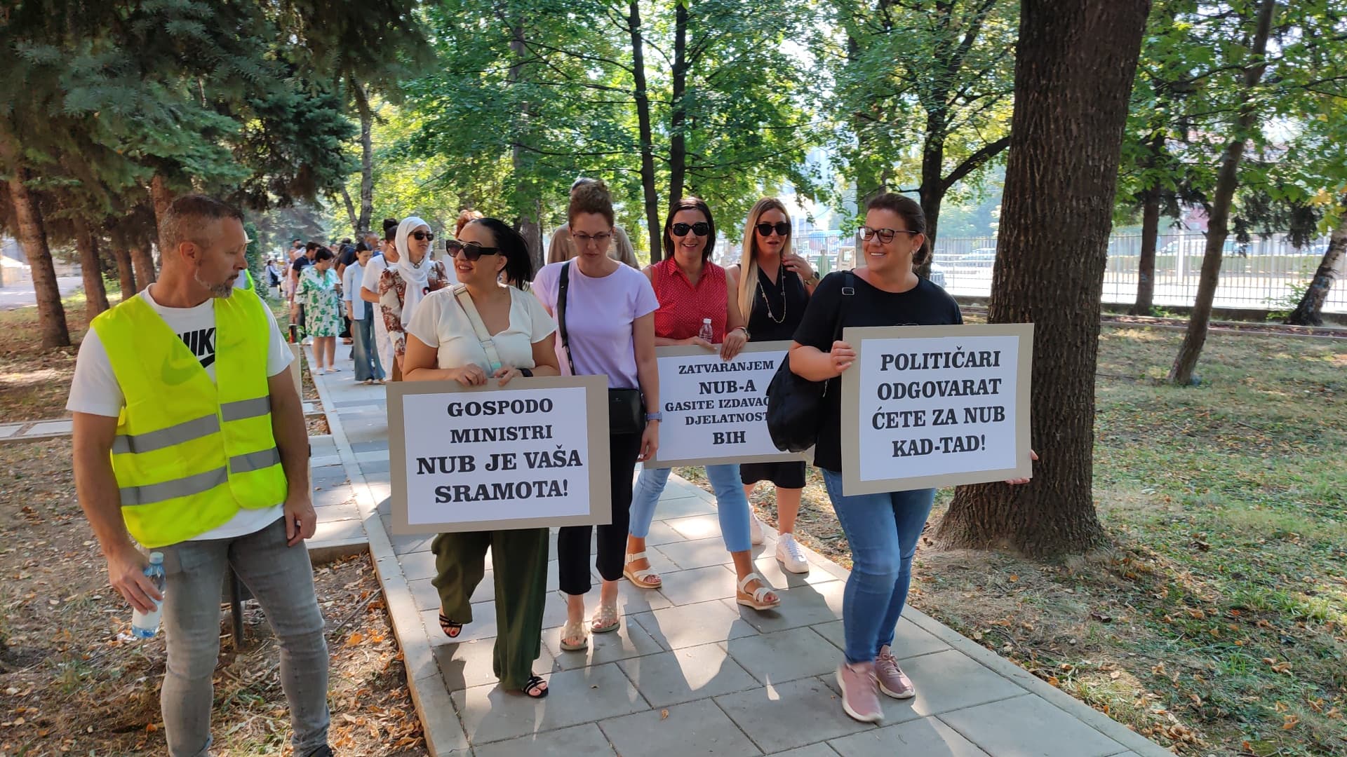 Protestna šetnja NUB BiH 1