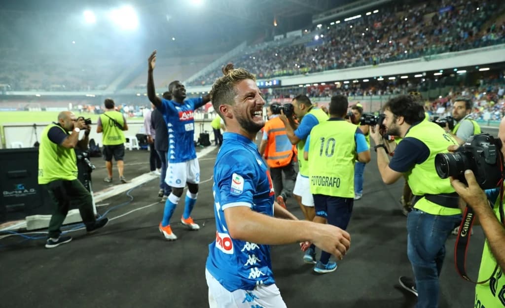 Dries Mertens Napoli - Milan
