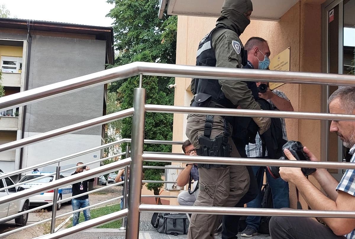 Sa privođenja Markovića u Tužilaštvo tokom istrage