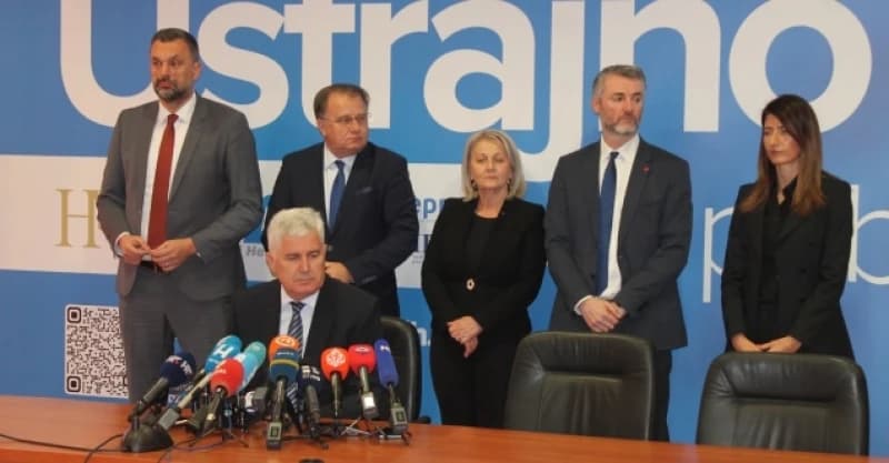 Sa ranijeg sastanka Trojke i HDZ-a