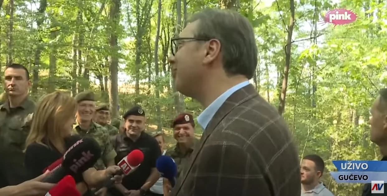 Vučić na Gučevu