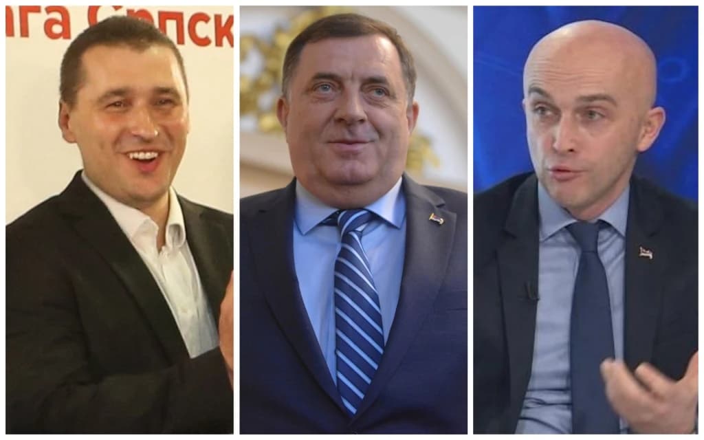 Dragoljub Reljić, Milorad Dodik, Srđan Perišić
