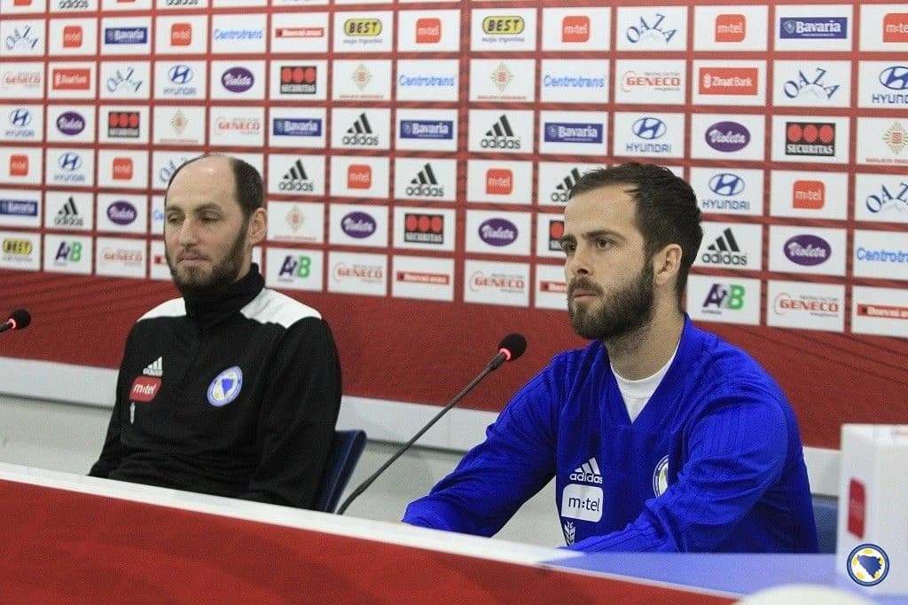 Rahimić i Pjanić iz perioda u reprzentaciji BiH