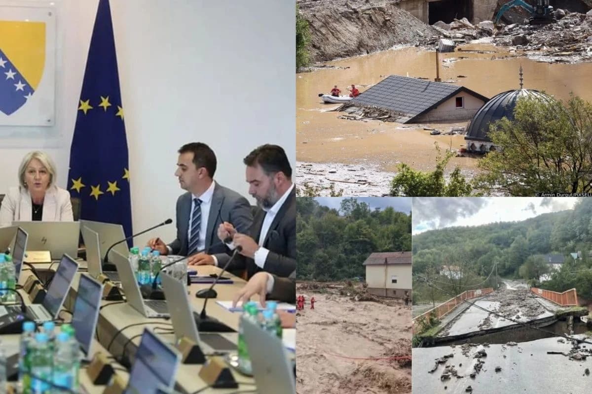 Vijeće ministara BiH i područja zahvaćena katastrofom
