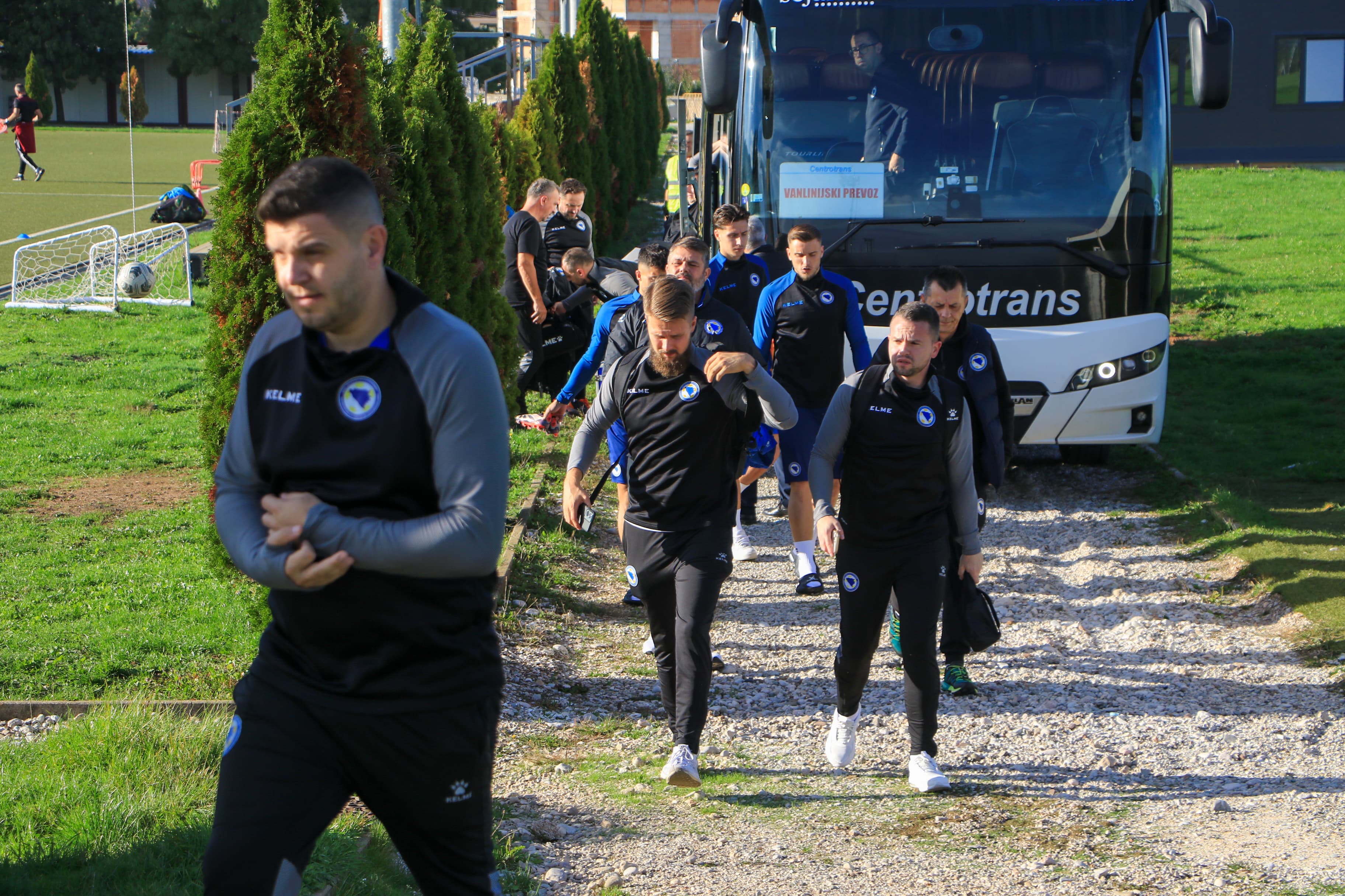 Trening, Nogometna reprezentacija BiH