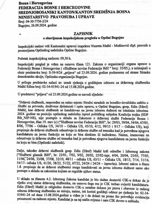 Dokumenti Edin Mašić Bugojno
