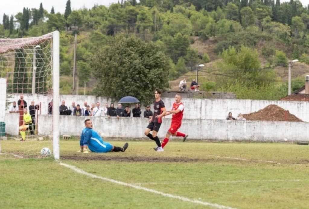 Detalj sa meča Zabjelo - Njegoš 10:0