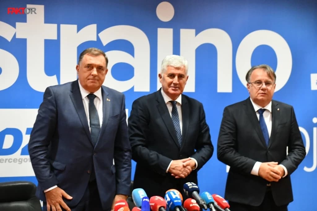 Milorad Dodik, Dragan Čović i Nermin Nikšić