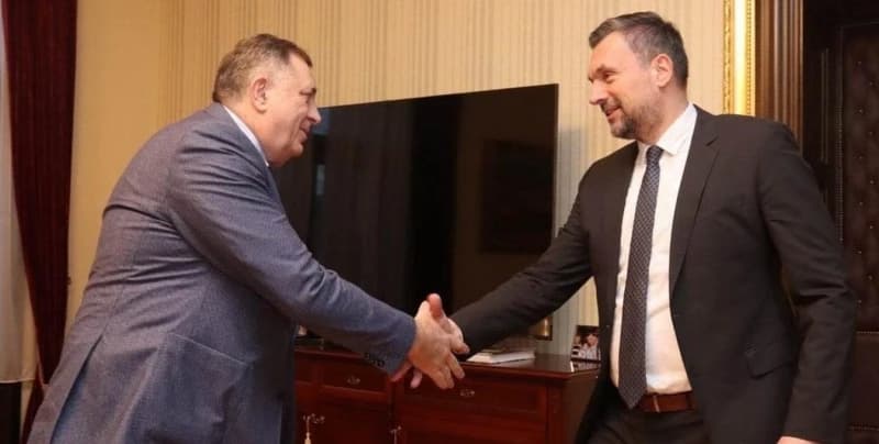 Milorad Dodik i Elmedin Konaković