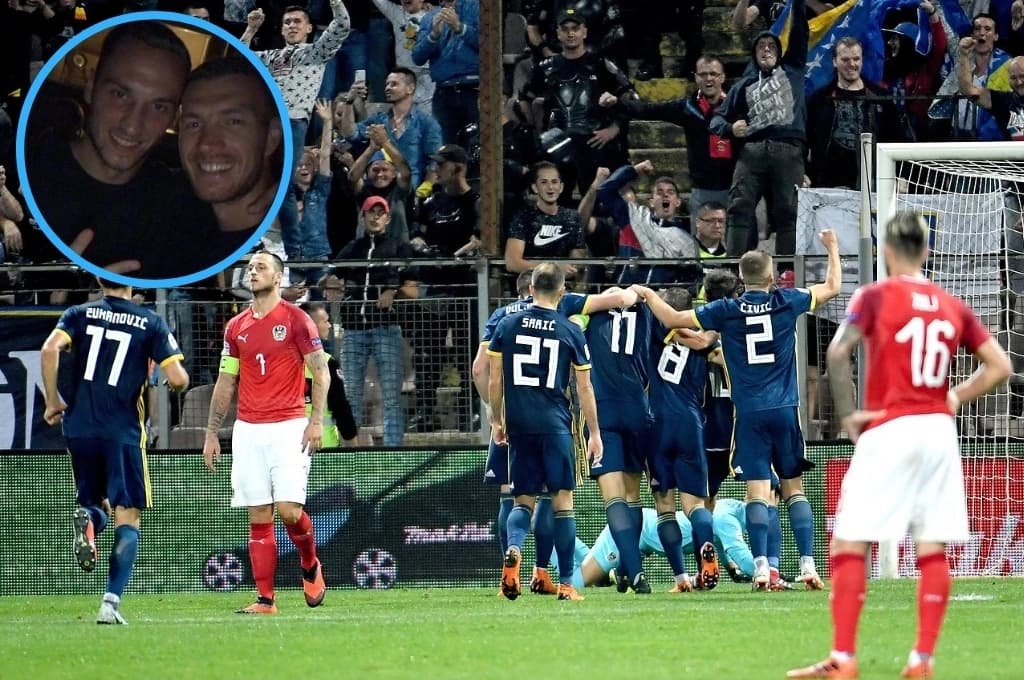 Marko Arnautović BiH - Austrija 1:0