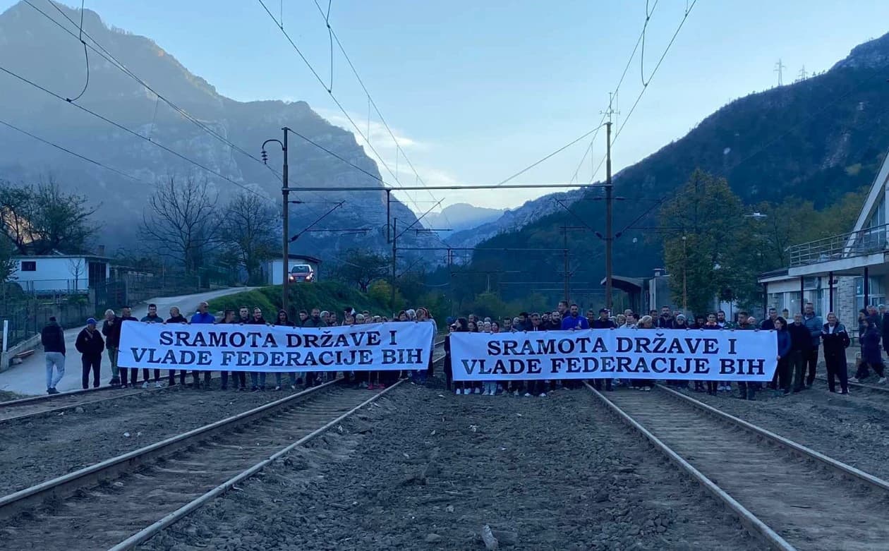 protesti u Donjoj Jablanici