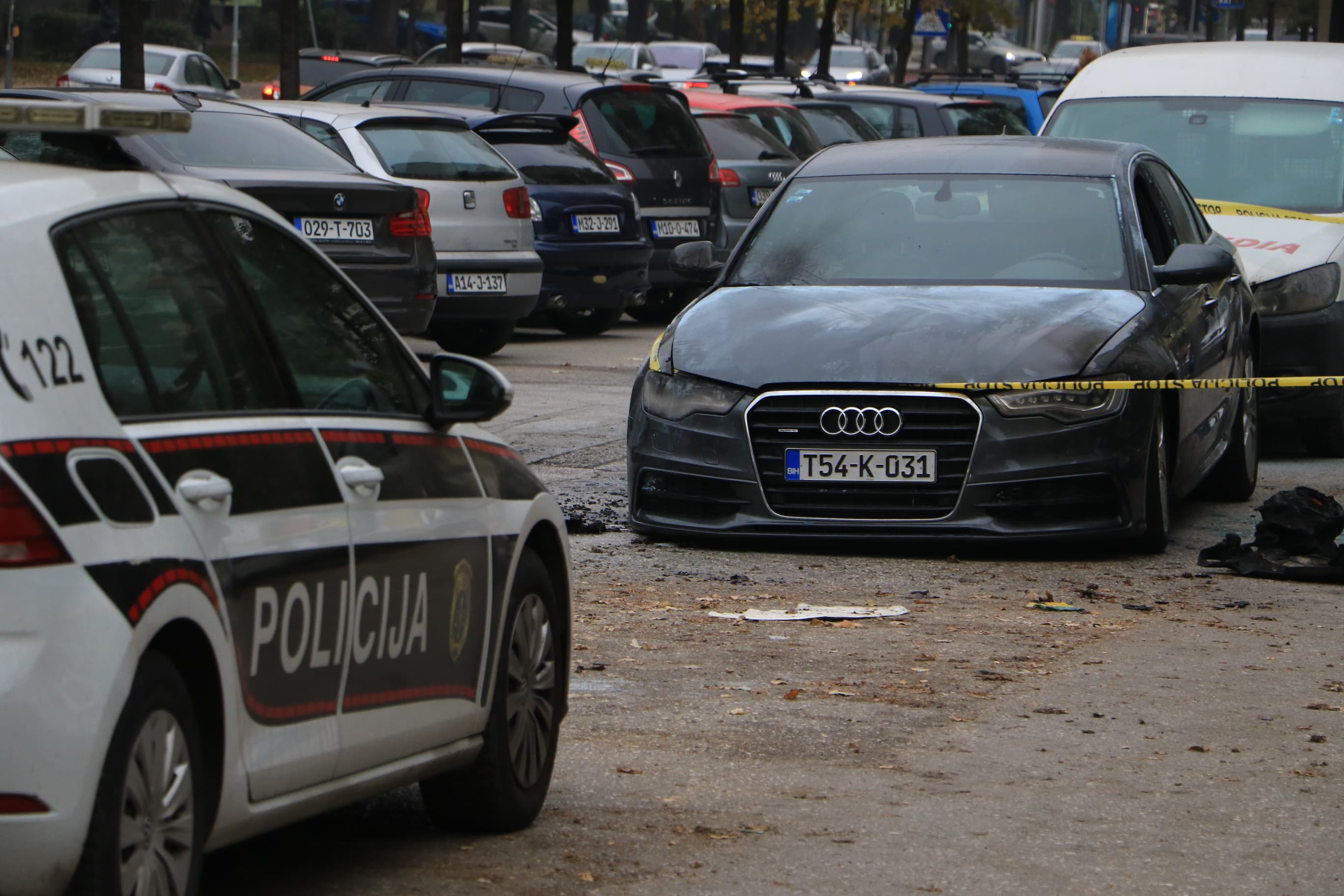 Zapaljen automobil na Grbavici